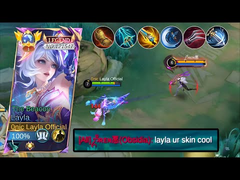 GLOBAL LAYLA NEW ABNORMAL BURST LIFESTEAL DAMAGE BUILD!🔥 (must try) LAYLA BEST 1 HIT BUILD 2026!!
