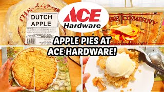 ACE HARDWARE HAS APPLE PIES?! LET'S SEE HOW THEY TASTE!