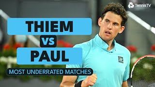 How On Earth Did He Win This Match?! 😨 Thiem vs Paul Vienna 2022 | ATP Underrated Matches