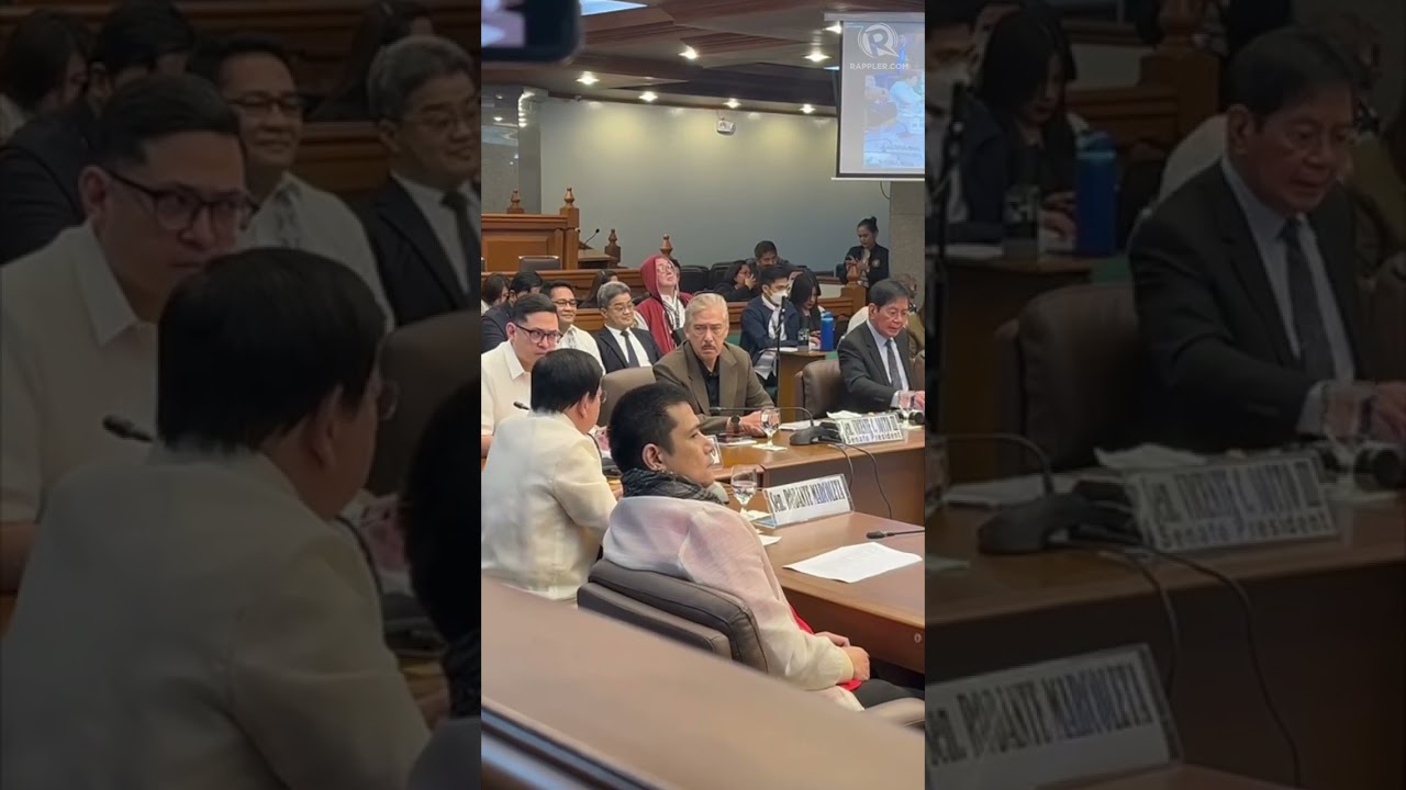 Lacson tussles with Marcoleta over claim that Hernandez is a more credible witness than the Discayas