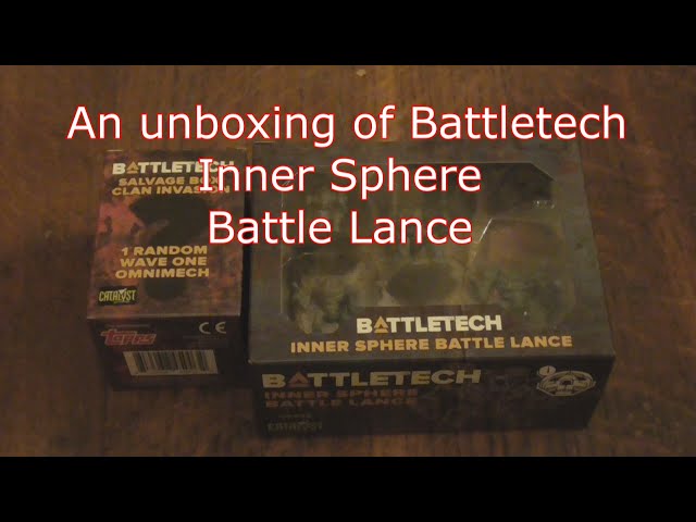Vídeo relacionado con Catalyst Game Labs BattleTech: Inner Sphere Command Lance - Miniature Game