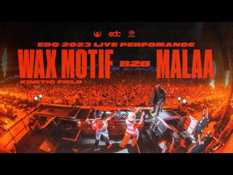 Malaa B2B Wax Motif (Feat Ty Dolla $ign) - LIVE at EDC Las Vegas 2023 - Kinetic Field