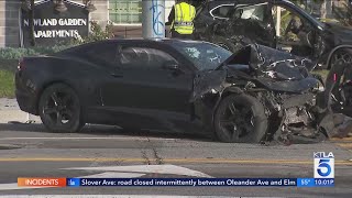 Innocent driver killed after fleeing suspect runs red light, crashes in Westminster
