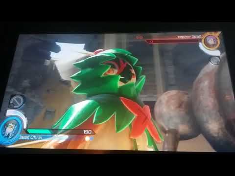 Pokken Tournament DX- Decidueye vs Pikachu Libre(Online Rank Match)