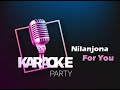 Nilanjona || নীলাঞ্জনা || Karaoke Song || For You
