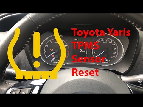 Toyota Yaris - TPMS Sensor Reset