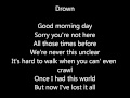 Three Days Grace - Drown [Lyrycs]