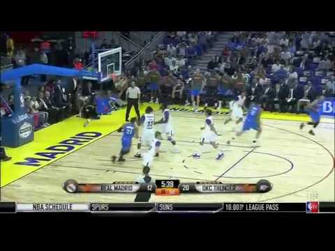 Russell Westbrook goes coast-to-coast for the SLAM | Real Madrid vs OKC Thunder | October 3, 2016