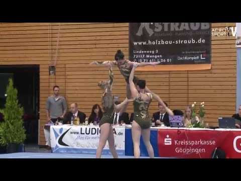Pistone, Vogt, Pozan - TSGV Albershausen - Womens Group - Combined - Acro Cup Albershausen 2013