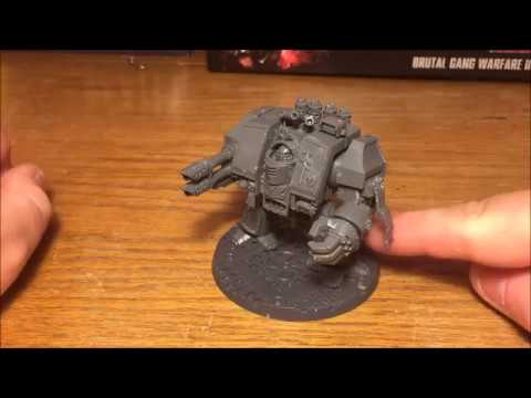 Unboxing Space Marine Venerable Dreadnought