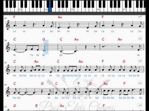 🎼 Hallelujah - 5944 - Gabriela Rocha - Tutorial Partitura Fácil 2