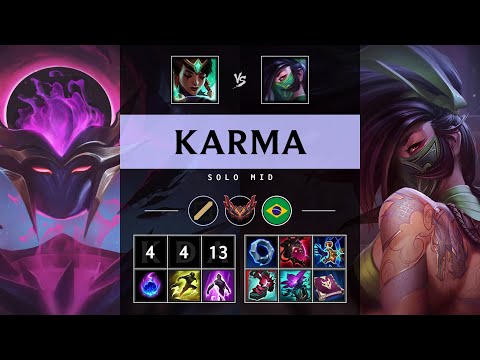 Karma Mid vs Akali - BR Grandmaster Patch 25.17