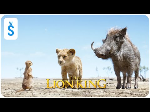 The Lion King (2019) | Scene: Timon and Pumba find and rescue Simba