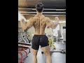 약물을 사용하지 않는 보디빌더의 시합직전 몸상태