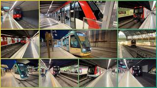 Barcelona, Spain - Trains from Around Barcelona