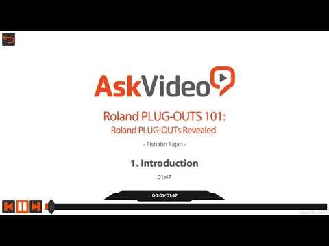 PLUG-OUT Course For Roland By  Video