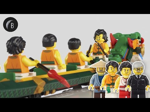 Vidéo LEGO Saisonnier 80103 : La course de bateau du dragon