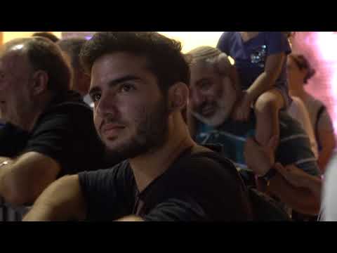 20180816 21:08 public singing with Sarale Sharon at Mammilla Jerusalem 5:10 שרהלה שרוםן