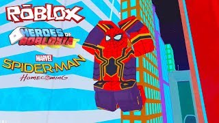 Roblox Heroes Of Robloxia Spider Man Homecoming Event Spider Man Vs Vulture Free Online Games - spider man homecoming test roblox