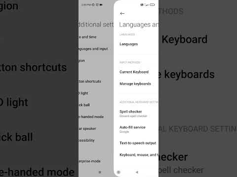 how to keyboard setting mi note 9 pro Max