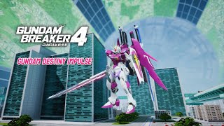Gundam Breaker 4 Gameplay – Gundam Destiny Impulse Custom Build Showcase #gundambreaker4 #mechagame