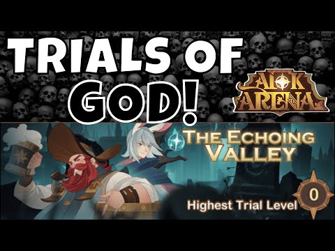 TRIALS OF GOD - THE ECHOING VALLEY - WINGED WARDEN! [AFK ARENA GUIDE