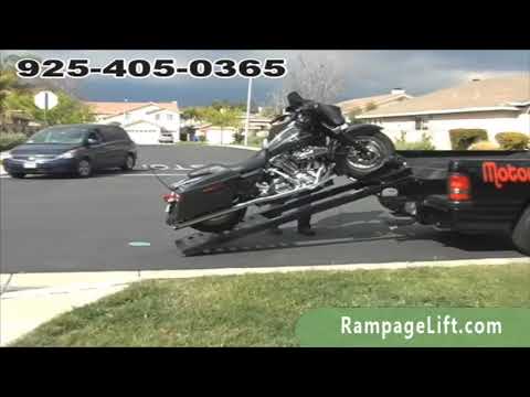 Rampage Power Lift for Motorcycles Trikes 3-Wheelers Take it  with you Safe & EZ load & unload