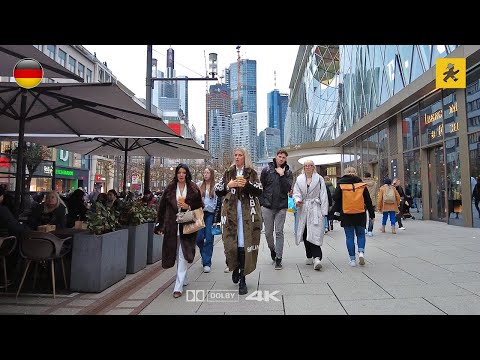 Frankfurt, Germany 🇩🇪 | Walking in the Frankfurt Zeil Street | Feb 2024