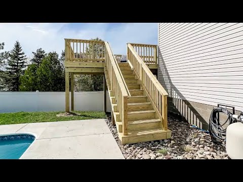 Tour of Elevated Deck with Sunset View