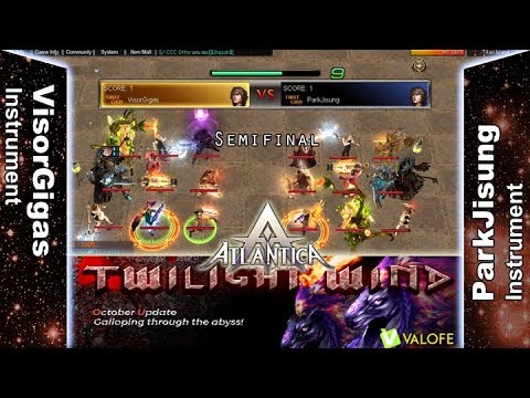Titan 22/10/2017 PM: Semifinal - VisorGigas vs ParkJisung - Atlantica Online