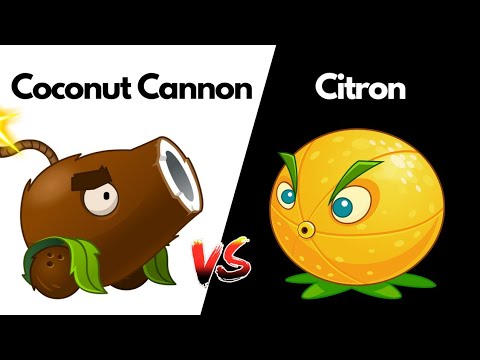 PVZ 2: Citron vs Coconut Cannon - Who Will Come Out on Top?