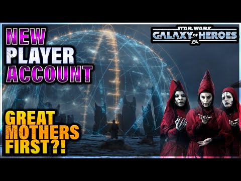 FULL NEW PLAYER ACCOUNT PLAN: WHY GREAT MOTHERS ARE AWESOME FOR EARLY GAME | XaerBear 1 #swgoh