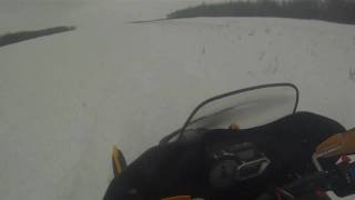 preview picture of video 'First Snowmobile Ride 2010'