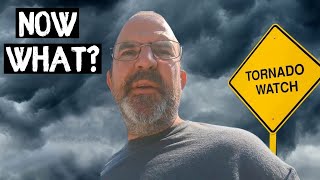 WHAT SHOULD WE DO? VAN LIFE TEXAS OUR FIRST WEATHER WARNING [S7-E12]