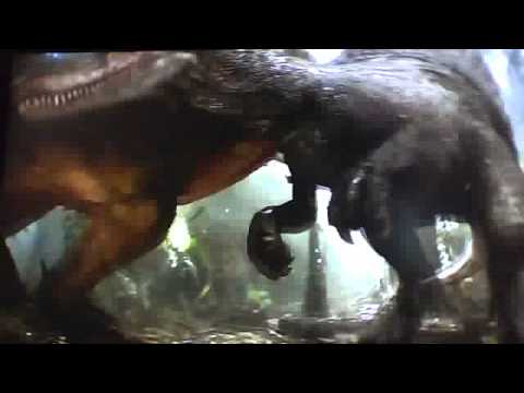 Jurassic Park 3 - Spinosaurus vs Tyrannosaurus Rex