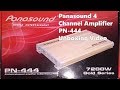 Panasound PN 444 4 Channel Amplifier Unboxing Review In Hindi