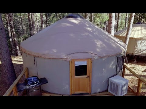 Staying in Yurt for 3 nights and 4 days + Yurt Tour [4K]