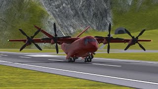 [20K] 3 minutes of all TFS planes’ butter landings complications #swiss001landing | Turboprop FS