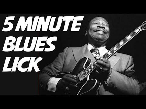 5 minute Blues Triplet Lick