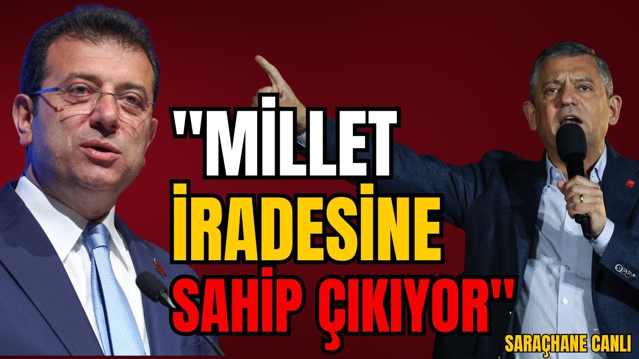 "Millet İradesine Sahip Çıkıyor" mitingi Saraçhane'de düzenleniyor / İstanbul #Canlı