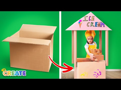 DIY Craft Station for Kids | Fun and Creative Indoor Play