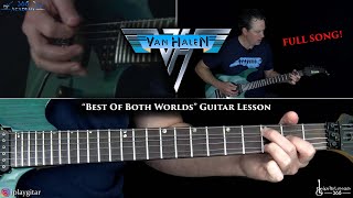 Best of Both Worlds Guitar Lesson - Van Halen