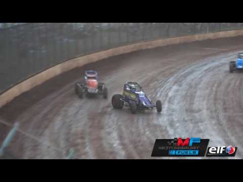 Wingless Sprints - Heat 1 - QLD Club Series - Kingaroy Speedway - 28.01.17