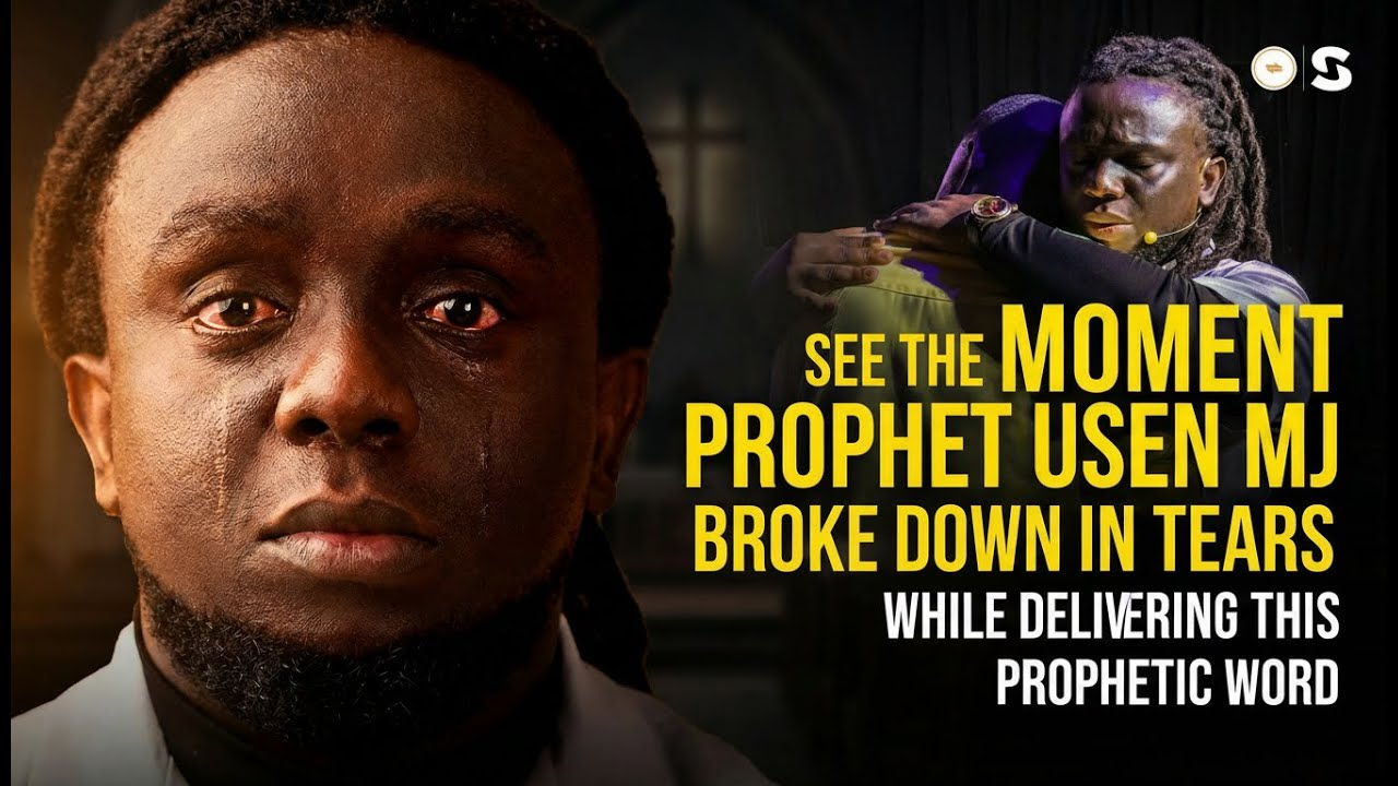 See the Moment Prophet Usen MJ Broke Down in Tears While Delivering This Prophetic Word