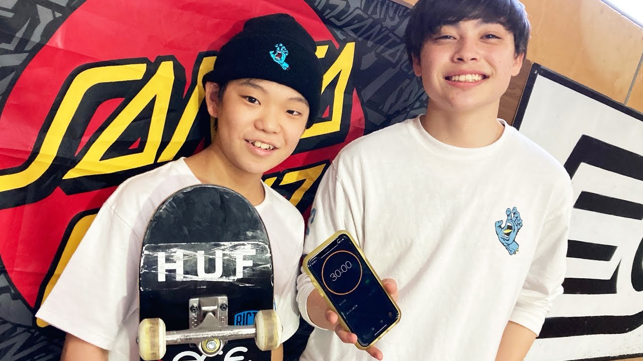 30 MINUTES WITH: TAISEI KIKUCHI @ F2O SKATEPARK! | Santa Cruz Skateboards