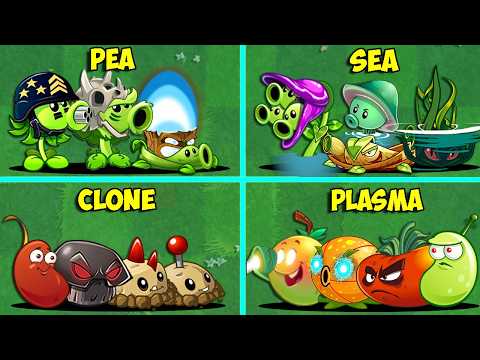 Random 16 Team Plants Vs All Team Zombies - Who Will Win? - Pvz 2 Team Plant Battlez