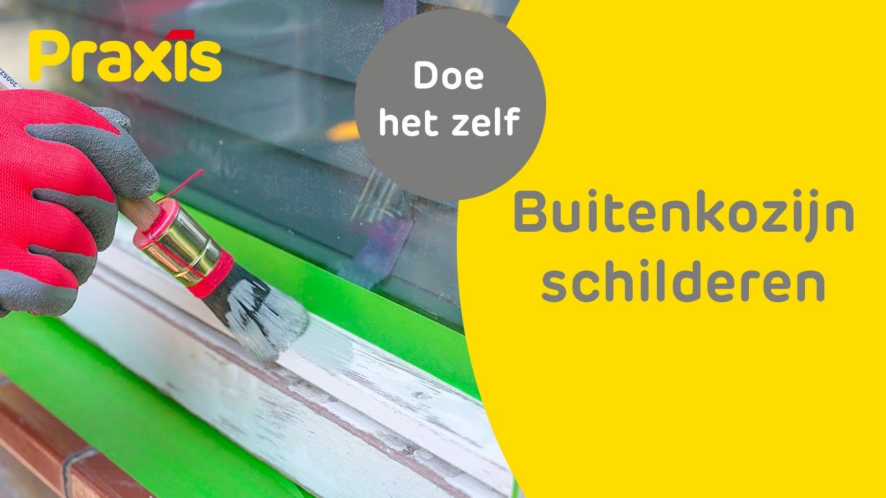 Zo schilder je zelf je buitenkozijnen