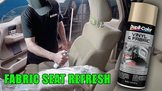 Customizing Our Truck Seats with Dupli-Color® Vinyl & Fabric Spray [GARAGE BOSS]