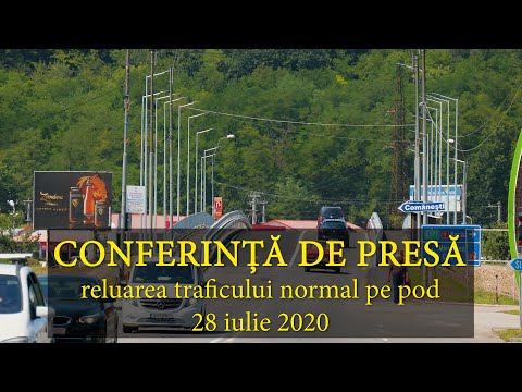 Reluare trafic pe pod - 28.07.2020