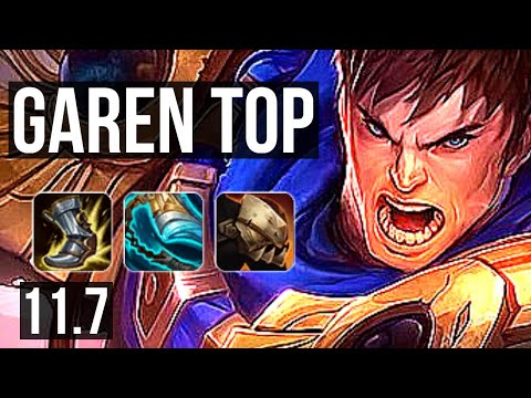 GAREN vs NOCTURNE (TOP) | Rank 5 Garen, 4/1/5, 1.2M mastery, 500+ games | BR Grandmaster | v11.7